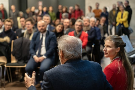 Publikum bei der Auftaktveranstaltung zum 50-jährigen Bestehen des Versuchszentrums Laimburg (Foto: Laimburg Research Centre/Ivo Corrà)