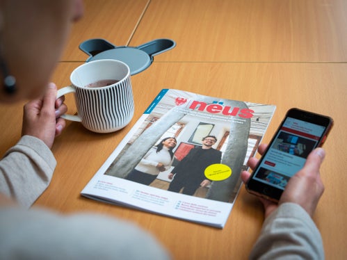 Die Landeszeitschrift nëus wird als Print- und Online-Ausgabe veröffentlicht und geht an all jene, die die Landeszeitschrift abonniert haben. (Foto: LPA/Fabio Brucculeri)
