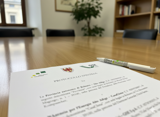 Die Zusammenarbeit zwischen Land, dem Gestore dei Servizi Energetici S.p.A. (GSE) und der Agentur für Energie Südtirol – KlimaHaus soll verlängert werden. Die offizielle Unterzeichnung der Rahmenvereinbarung erfolgt in den kommenden Tagen. (Foto: KlimaHaus)