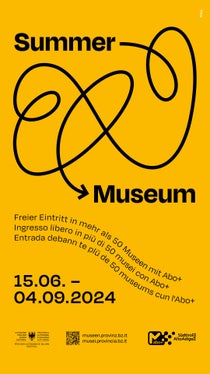 Summer Museum - Manifesto dell’iniziativa “Ingresso libero nei musei con abo+” 2024