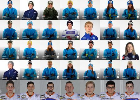 Collage con le immagini degli atleti altoatesini che prenderanno parte alle Olimpiadi ed alle Palimpiadi di Pechino 2022 (Foto: ASP/FISI, FISG e SGKS)