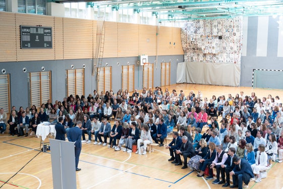 All'evento hanno partecipato circa 220 rappresentanti del mondo scolastico ladino. (Foto: USP/Area pedagogica/Bruno Ferdigg)