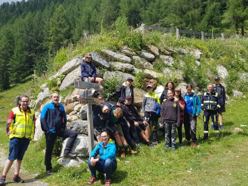 Exkursion zum Hochwasserschutz am Zaytalbach (Foto: LPA/Agentur für Bevölkerungsschutz)
