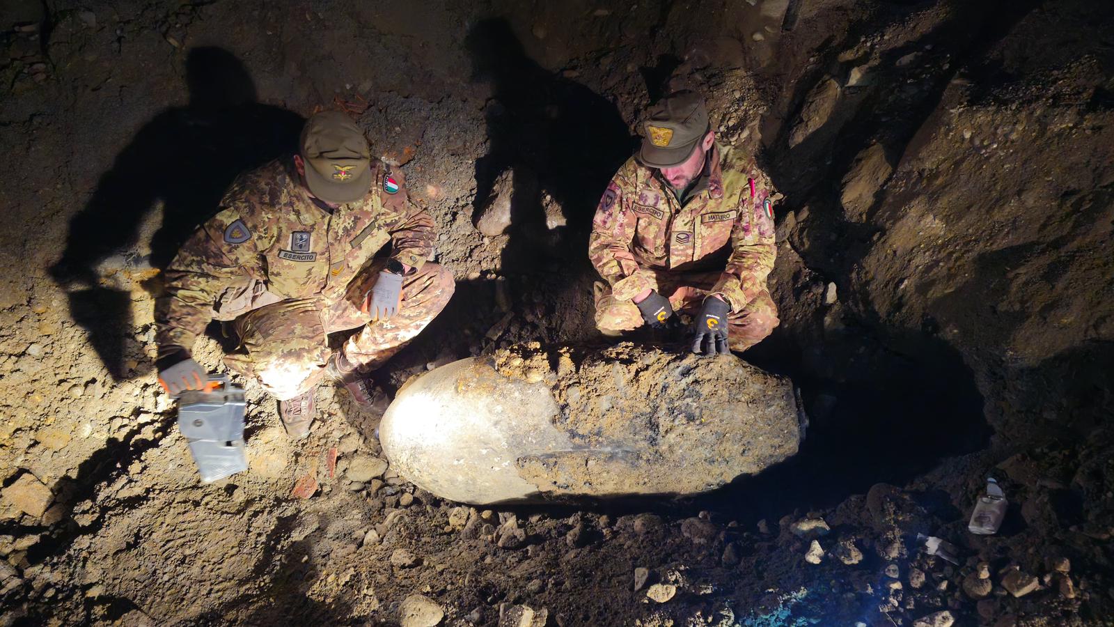 Il 16 febbraio, i militari del 2° Reggimento Guastatori di Trento disinnescheranno la bomba inesplosa della Seconda Guerra Mondiale rinvenuta durante i lavori di costruzione nella zona industriale di Bressanone Sud. (Foto: 2° Reggimento Guastatori di Trento)