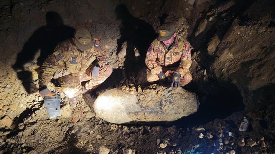 Il 16 febbraio, i militari del 2° Reggimento Guastatori di Trento disinnescheranno la bomba inesplosa della Seconda Guerra Mondiale rinvenuta durante i lavori di costruzione nella zona industriale di Bressanone Sud. (Foto: 2° Reggimento Guastatori di Trento)