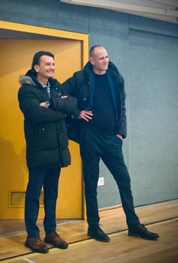 Il sovrintendente Vincenzo Gullotta (a sin.) con il dirigente Giuseppe Augello (Foto: ASP)