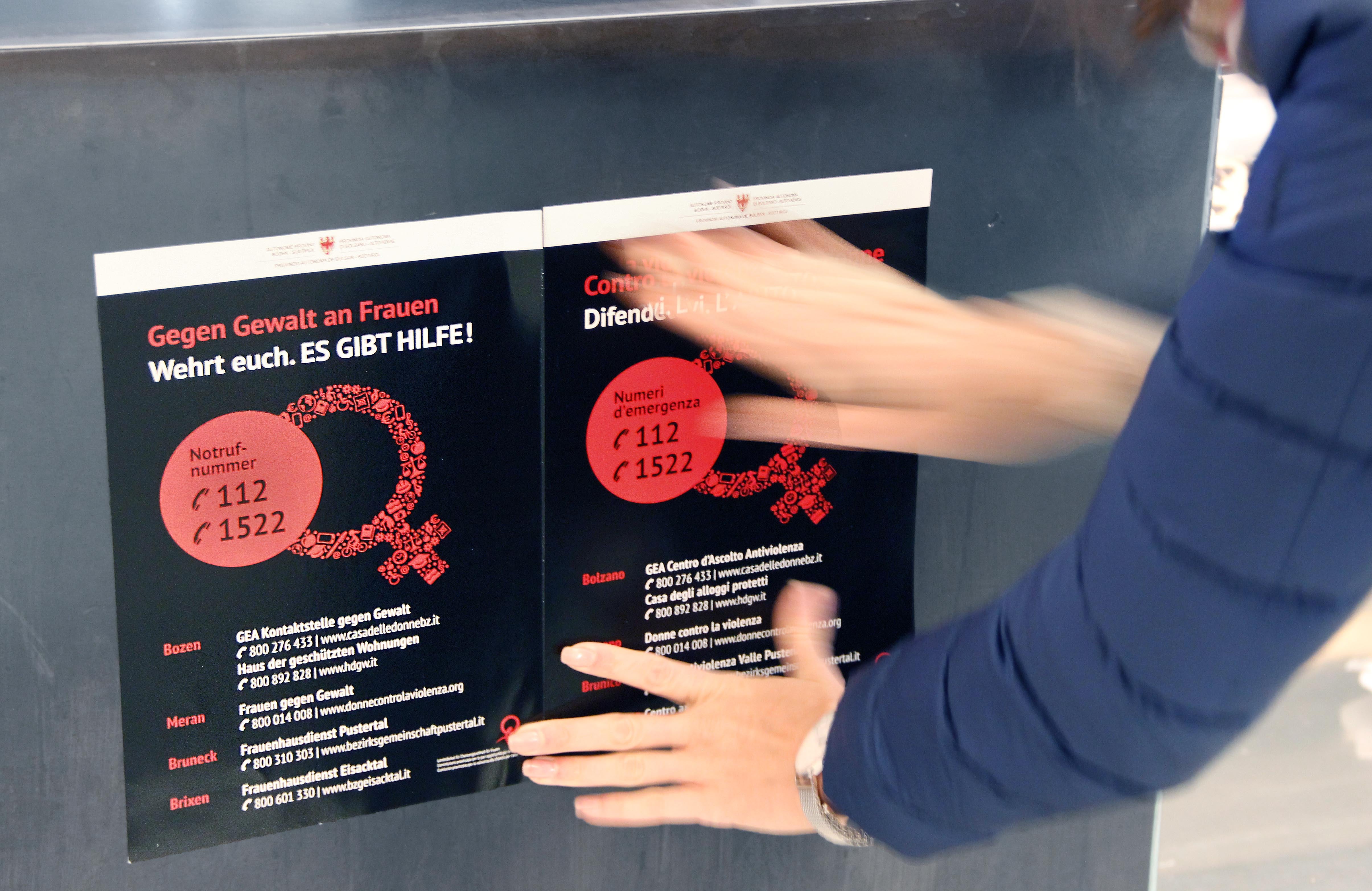 Il 25 novembre è la Giornata internazionale contro la violenza sulle donne. Il motto di quest'anno è “L'Alto Adige tiene gli occhi aperti” (Foto: USP/Greta Stuefer)