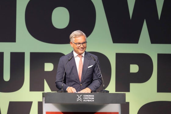 EU-Kommissar Magnus Brunner: Für ein handlungsfähiges und geeintes Europa brauchen wir starke Regionen - das ist auch in den nächsten, für Europas Zukunft entscheidenden Monaten&nbsp;wichtig.&nbsp;(Foto: Land Tirol/Sedlak)