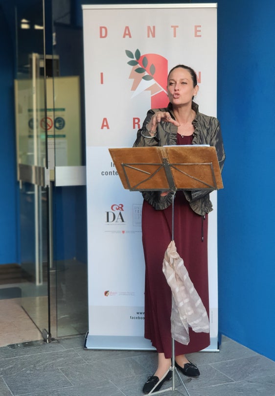 Vorstellung der bis 28. Oktober zu sehenden Dante-Ausstellung im Kulturzentrum Trevi-Trevilab in Bozen (Foto: LPA)