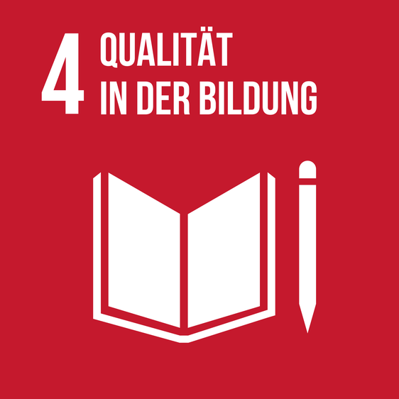 Das Ziel 4 der Nachhaltigkeitsagenda ist die Qualität in der Bildung: Es gilt inklusive, gleichberechtigte und hochwertige Bildung gewährleisten und Möglichkeiten lebenslangen Lernens für alle fördern. 