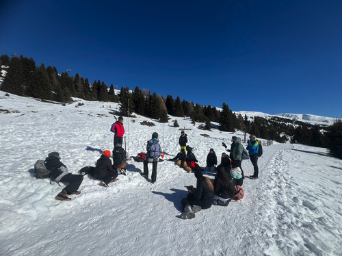 Information und Prävention standen auf dem Programm der Wintertage des Forstinspektorats Brixen auf dem Brixner Hausberg Plose. (Foto: LPA/Forstinspektorat Brixen)