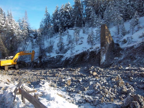 Das Landesamt für Wildbach- und Lawinenverbauung Ost hat unverzüglich mit Sicherungsarbeiten begonnen. (Archivfoto: Landeswarnzentrum in der Agentur für Bevölkerungssschutz)