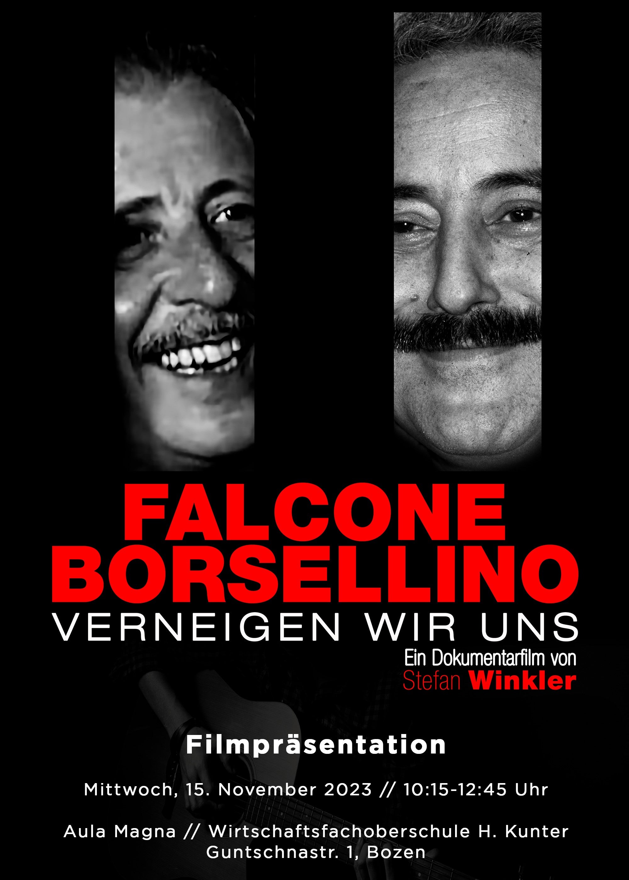 La locandina della proiezione in programma il 15 novembre alle Kunter (Foto: ASP)