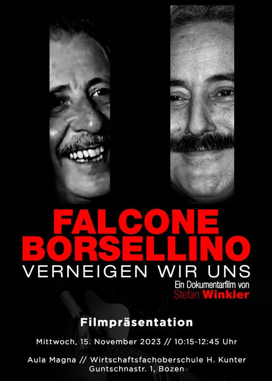 La locandina della proiezione in programma il 15 novembre alle Kunter (Foto: ASP)