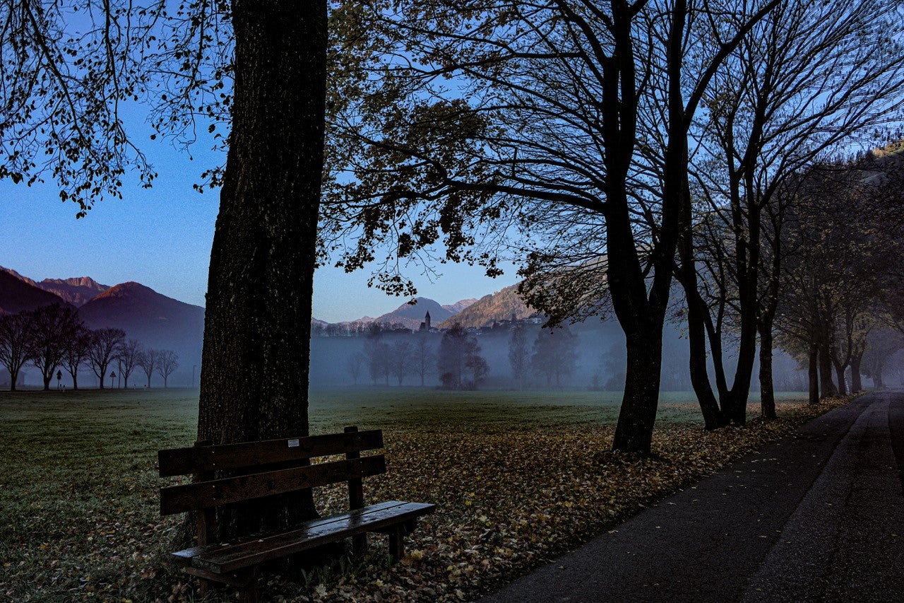 Bilder dieses Monats Oktober: In den klaren, langen Herbstnächten bildet sich Feuchtigkeit und damit Nebelschwaden. (Foto: Martin Geier)