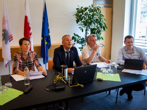 Prima riunione del Comitato di coordinamento e di indirizzo del Parco nazionale dello Stelvio, presieduto dall'assessore provinciale Peter Brunner. (Foto: ASP/Fabio Brucculeri)