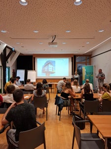 Ein Besuch im Naturmuseum Bozen rundete die Südtirol-Etappe der Euregio-Akademie ab. (Foto: Euregio) 