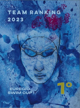 Il ritratto Focused Swimmer ideato dall'artista Peter Senoner. (Foto: ESC)