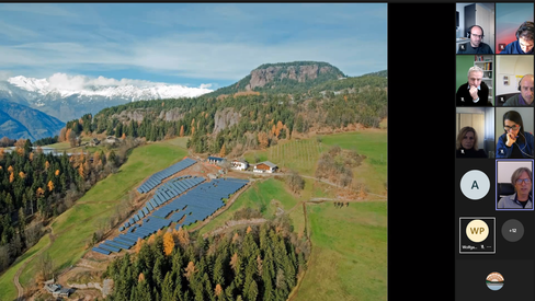 Photovoltaik nutzen, ohne die Landschaft zu beeinträchtigen, auch darüber hat die Fachleutegruppe für Photovoltaik heute diskutiert. (Foto: LPA) 