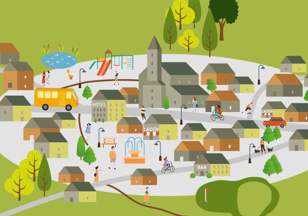 Das von der Plattform Land verwendete Plakatbild für die Woche der Innenentwicklung (Foto: Plattform Land)