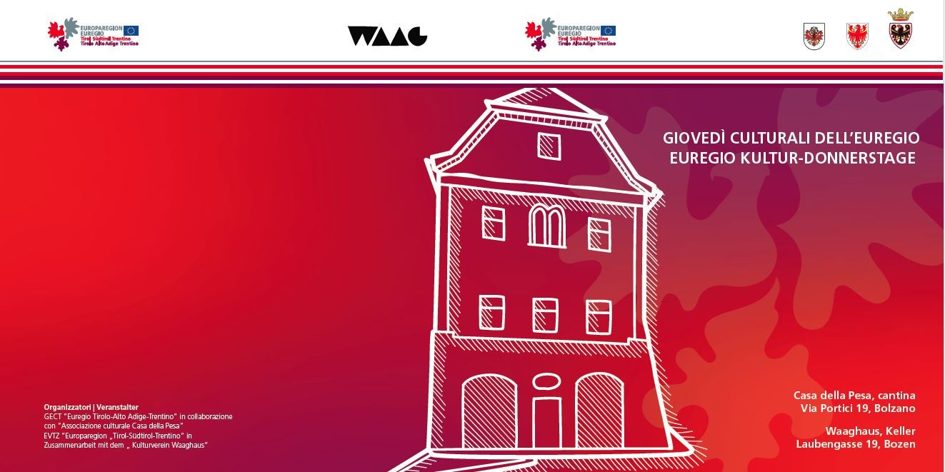 L'invito ai Giovedì della cultura dell'Euregio 