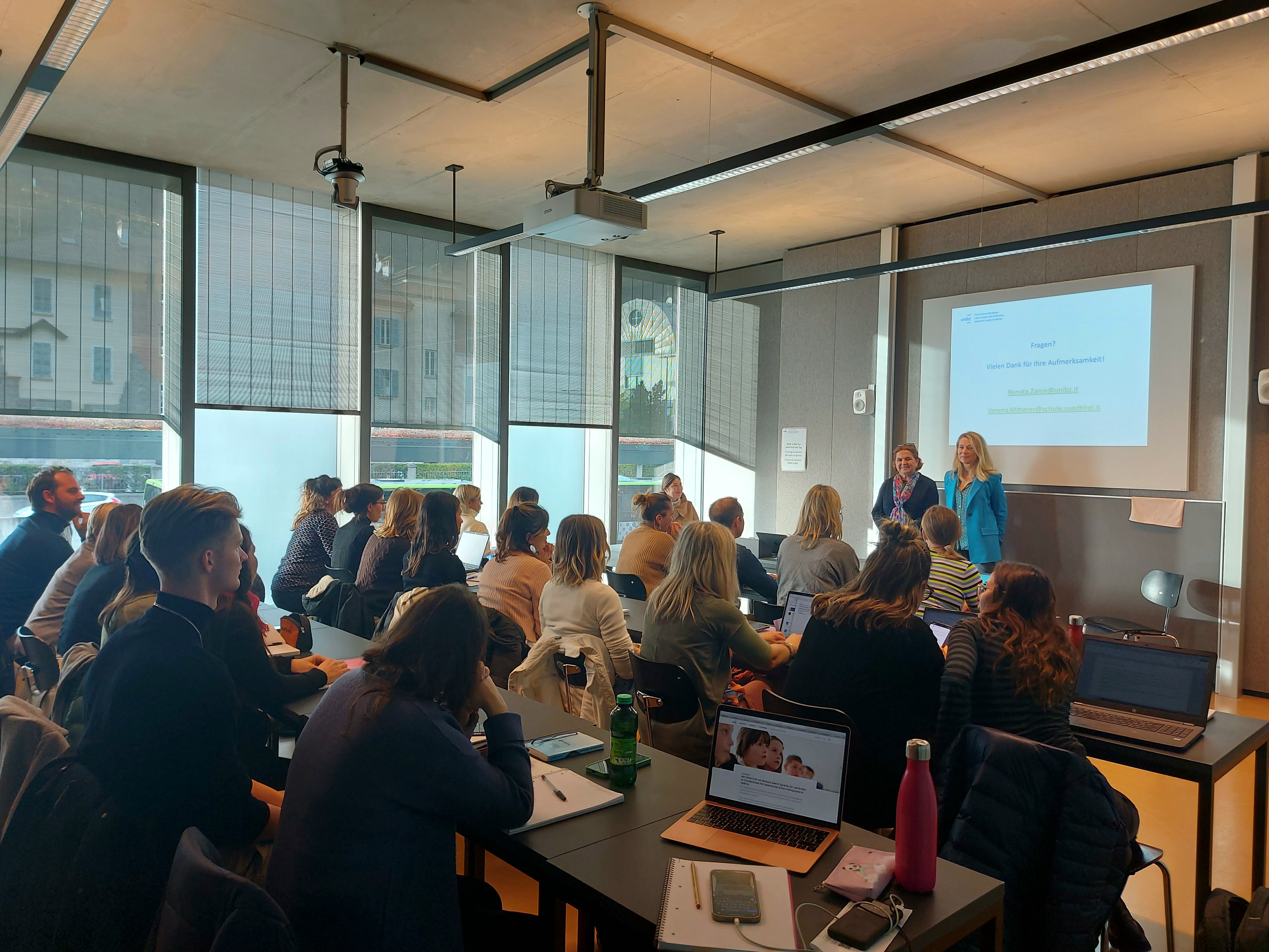 Al via, oggi (17 novembre), presso la Facoltà di Scienze della formazione di Bressanone il corso abilitante per 24 insegnanti di tedesco L2 alla scuola primaria (Foto: ASP/Direzione istruzione e formazione italiana)