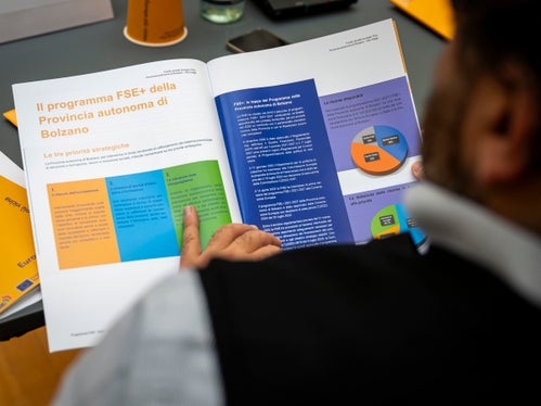 Il Fondo sociale europeo Plus è dedicato a misure nei settori dell'istruzione, dell'inclusione sociale e dell'occupazione. (Foto: USP/Fabio Brucculeri)