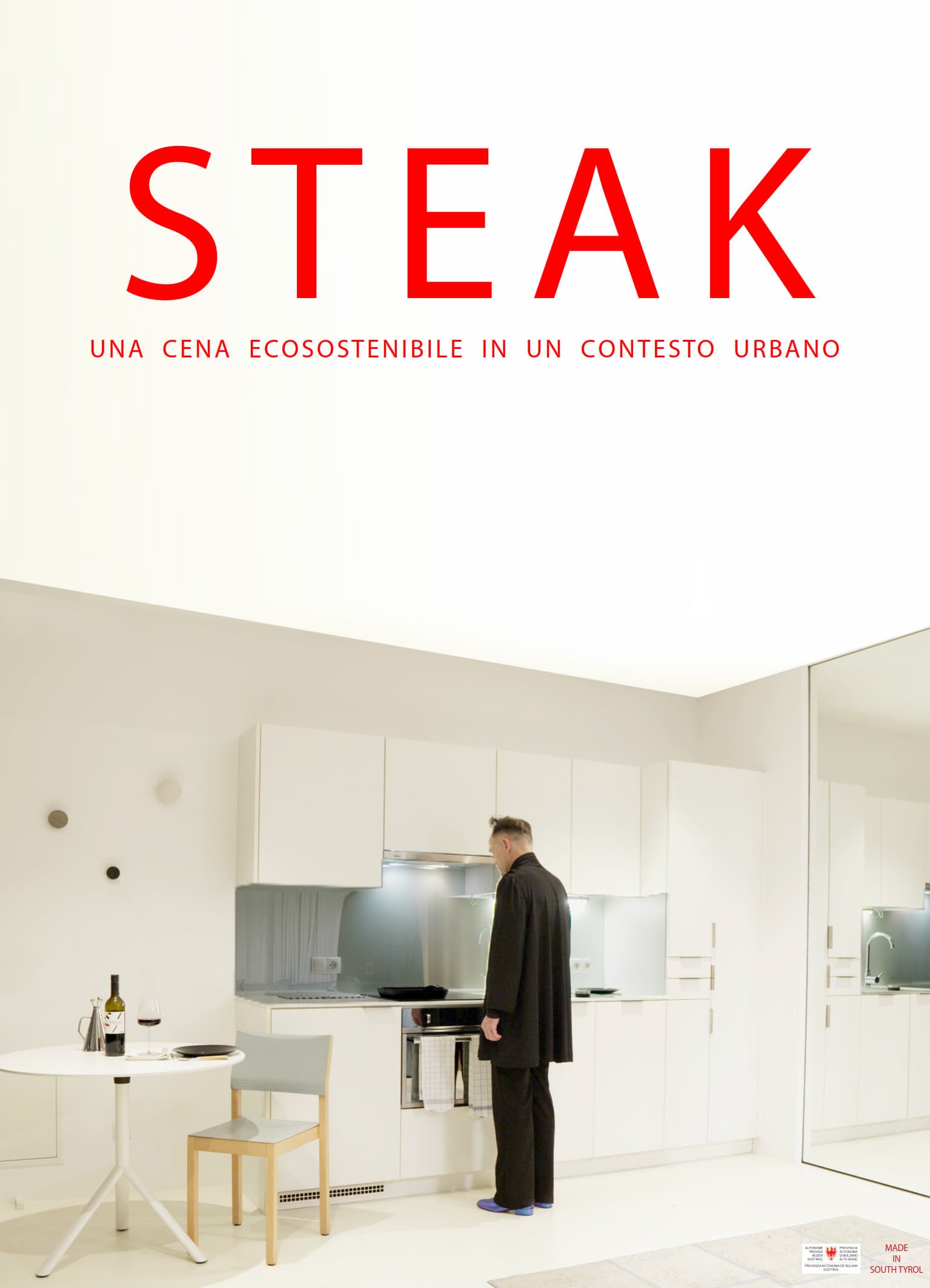 Der Kurzfilm Steak von Regisseur Federico Gatti wird am 11. April im Kulturzentrum Trevi in Bozen gezeigt. (Foto: LPA/Amt für Weiterbildung, Bibliotheken und audiovisuelle Medien)