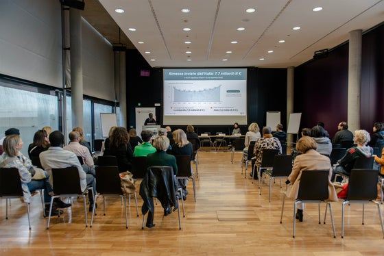Die heutige Präsentation von Einwanderungsdaten für Südtirol und Italien (Foto: LPA/Claudia Corrent)