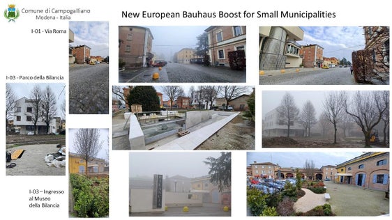 Als kleinere Gemeinde hat sich Campogalliano um den New European Bauhaus-Preis beworben und überzeugte mit einem Projekt, das die innovative und nacchaltige Neugestaltung eines öffentlichen Raums vorsah. (Foto: New European Bauhaus)