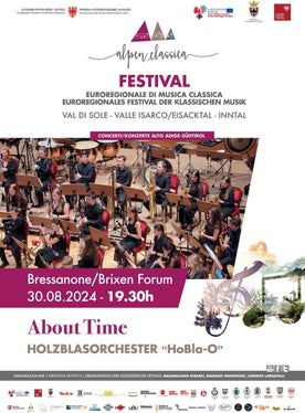 Concerto dell’'Orchestra di fiati HoBla-O a Bressanone: il manifesto (Fonte: ASP/Direzione provinciale Scuola musicale tedesca e ladina)