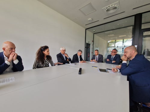 “Questo tavolo va sfruttato per gestire al meglio la visione futura di questo importante e storico impianto” ha sottolineato l'assessore Bianchi. (Foto: ASP/Gianluca Crocco)