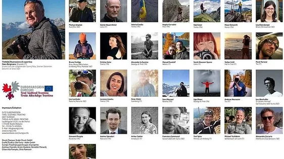 Die Hobbyfotografen und Hobbyfotografinnen, die den Euregio-Kalender 2023 mitgestaltet haben (Foto: Euregio)