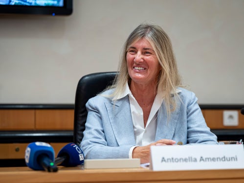 Die Unterzeichnung der Konzession sei ein wichtiger Schritt für die Acciaierie Valbruna, sagte Geschäftsführerin Antonella Amenduni Gresele. (Foto: LPA/Fabio Brucculeri)