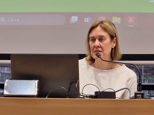 “Quando parliamo di progetti e fondi dell'UE, possiamo comunicare molte good news”, ha sottolineato Martha Gärber, direttrice della Ripartizione Europa della Provincia autonoma di Bolzano. (Foto: USP)