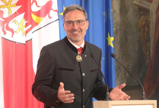 Südtirols Landeshauptmann Arno Kompatscher: Durch ihren Einsatz für ihre Mitmenschen haben alle geehrten Persönlichkeiten Spuren in der Gesellschaft hinterlassen. (Foto: Land Tirol/Frischauf Bild)