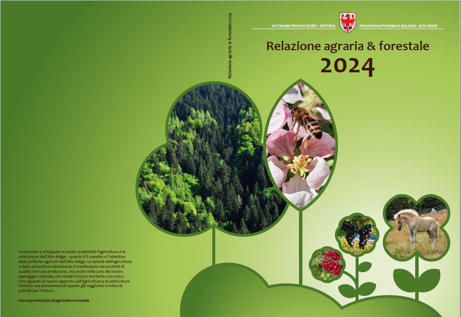 La Relazione agraria e forestale verrà presentata a Bolzano il 25 giugno (foto. USP)