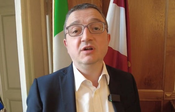 Euregio-Präsident und Landeshauptmann des Trentino Fugatti: Mit dem Bürgerrat räumen wir den Bürgern der drei Gebiete ein Mitspracherecht in Euregio-Fragen ein. (Foto: Presseamt Trient)