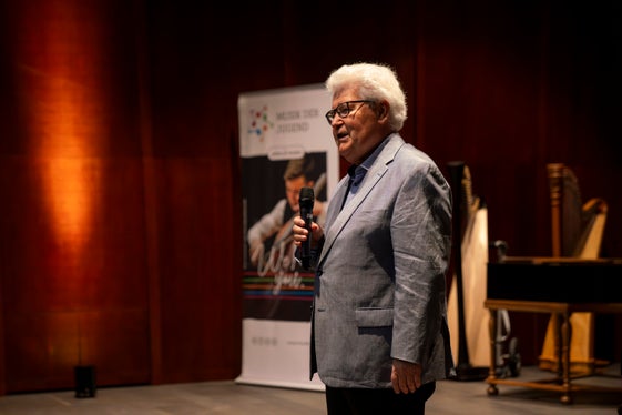 Paul Roczek, Vize-Vorsitzender des Bundesfachbeirates Musik der Jugend. (Foto: LPA/Daniel von Johnston)