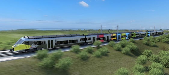 Platz für mehr Fahrgäste, ein vergrößertes Fahrradabteil und mehr Türen für flottes Ein- und Aussteigen sollen die neuen Coradia-Stream-Züge (im Bild ein Beispiel) bieten, die das Land über die landeseigene STA ankauft. (Bild: Alstom)