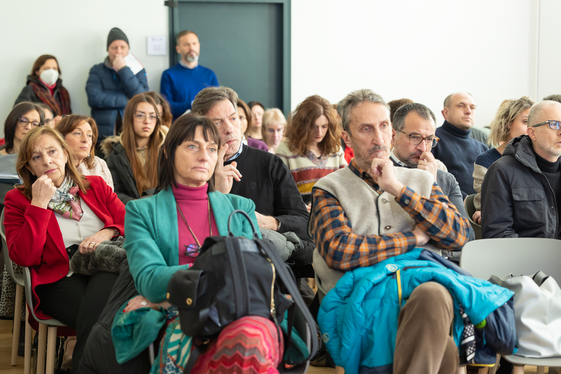 Viele Interessierte sind am heutigen Dienstag (31. Jänner) zum Euregio-Dienstag in die Casa Moggioli in Trient gekommen. (Foto: Euregio)