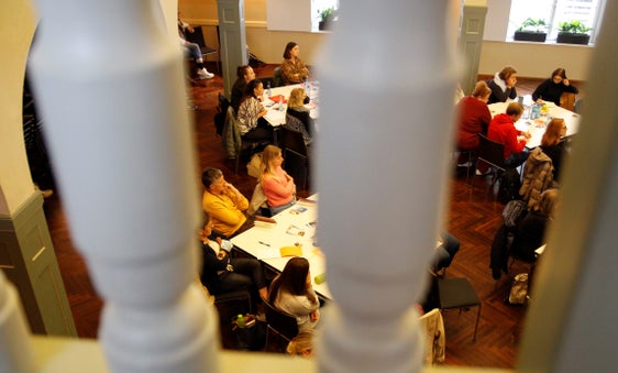 Die Tagung zur Gesundheitsförderung und Prävention heute in Meran/Untermais (Foto: LPA/Verena Hilber)