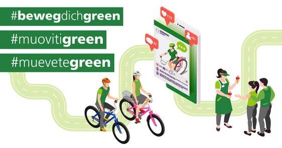 An sieben Tagen können sich alle Südtirolerinnen und Südtiroler bei verschiedenen „Challenges“ von der Alltagstauglichkeit ihres Fahrrades überzeugen und bekommen als Belohnung ein Eis. (Foto: LPA/Green Mobility)