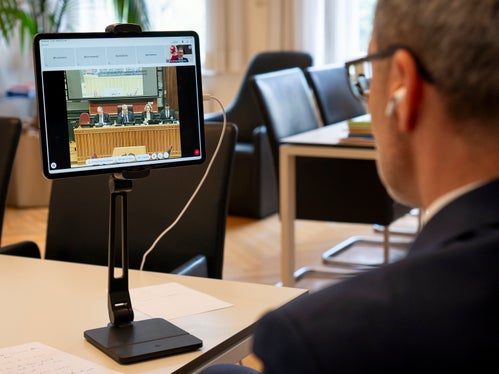 Assieme al presidente Kompatscher hanno preso parte all’audizione Marco Marsilio (presidente della Regione Abruzzo) e Luca Zaia (presidente della Regione Veneto). (Foto: ASP/Fabio Brucculeri)