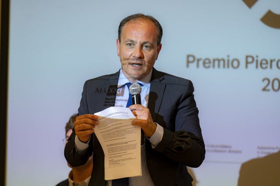 L'assessore Giuliano Vettorato: Con questo premio diamo l’opportunità ai vincitori di entrare nelle collezioni di due grandi musei nazionali dedicati all’arte moderna e contemporanea. (Foto: ASP/Manuela Tessaro)