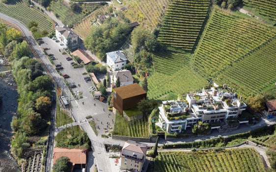 Ecco come sarà la nuova stazione a valle della funivia di San Genesio. Il contratto con la società funiviaria Leitner è stato firmato il 30 dicembre. (Foto: USP)