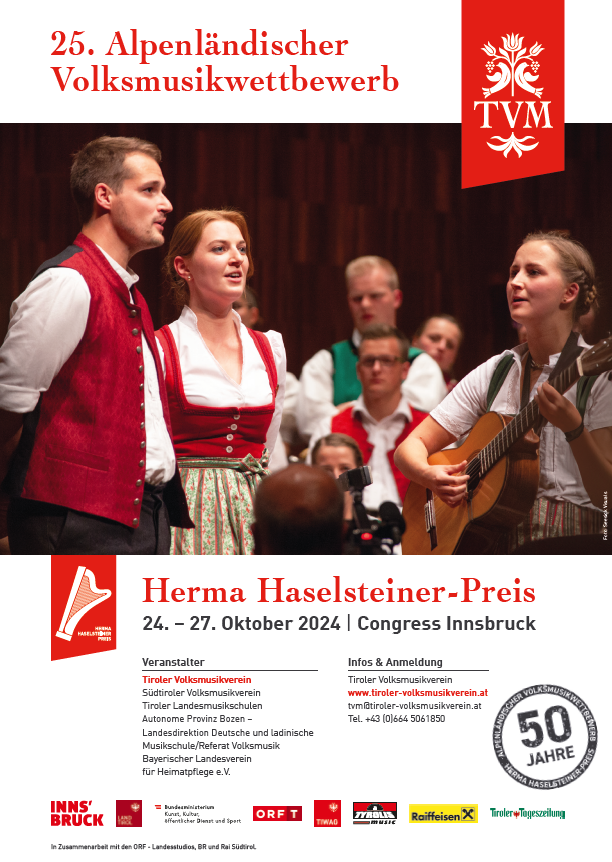 Dieses Wochenende steht in Innsbruck ganz im Zeichen des Alpenländischen Volksmusikwettbewerbs, auch Teilnehmerinnen und Teilnehmer aus Südtirol sind mit dabei. (Foto: LPA)