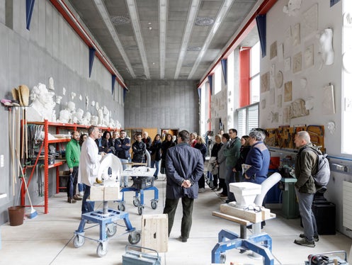 Il tour del marmo a Lasa durante il quale sono stati presentati i progetti di piccole e medie dimensioni dell'area CLLD Terra Raetica del programma Interreg Italia-Austria 2014-2020 (Foto: ASP/Tiberio Sorvillo)