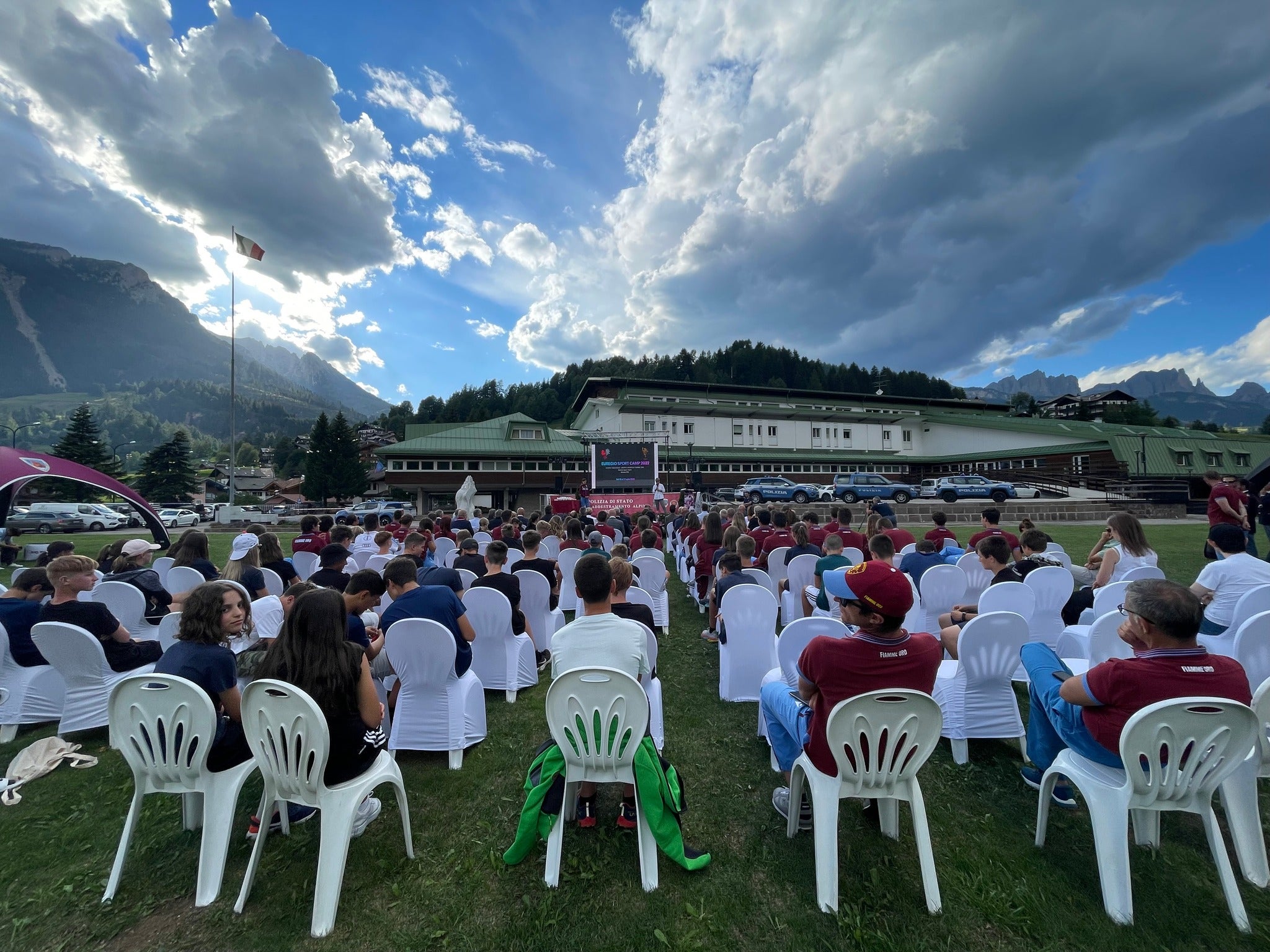 L'EuregioSportCamp quest'anno si terrà a Malles Venosta, qui un'immagine dell'edizione 2022 di Moena (Foto: Euregio)