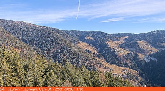 La webcam di Lauregno offre immagini suggestive della Val di Non altoatesina. (Foto: RAS)